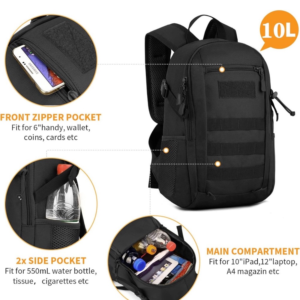 Mini Tactical Backpack - Picture 6 of 7